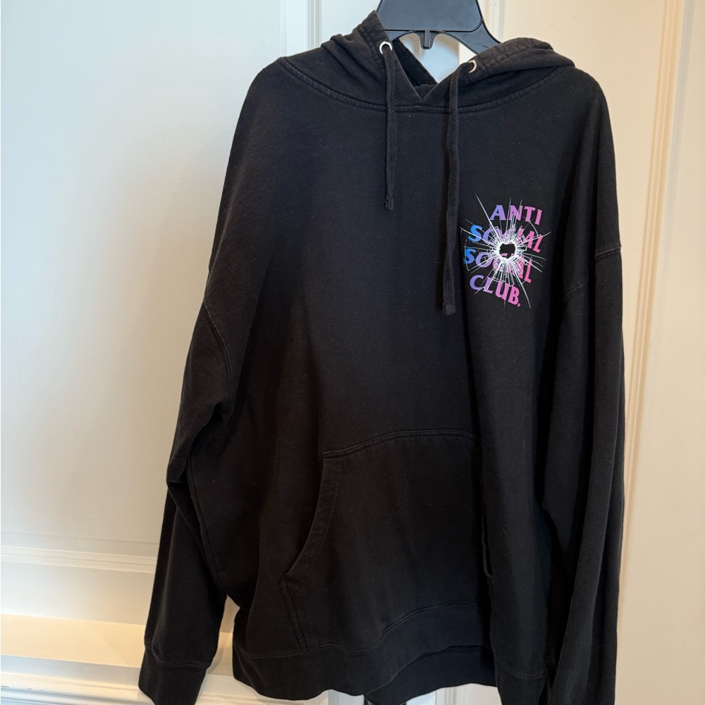 Anti Social Social Club Black Hoodie With Limited edition design
